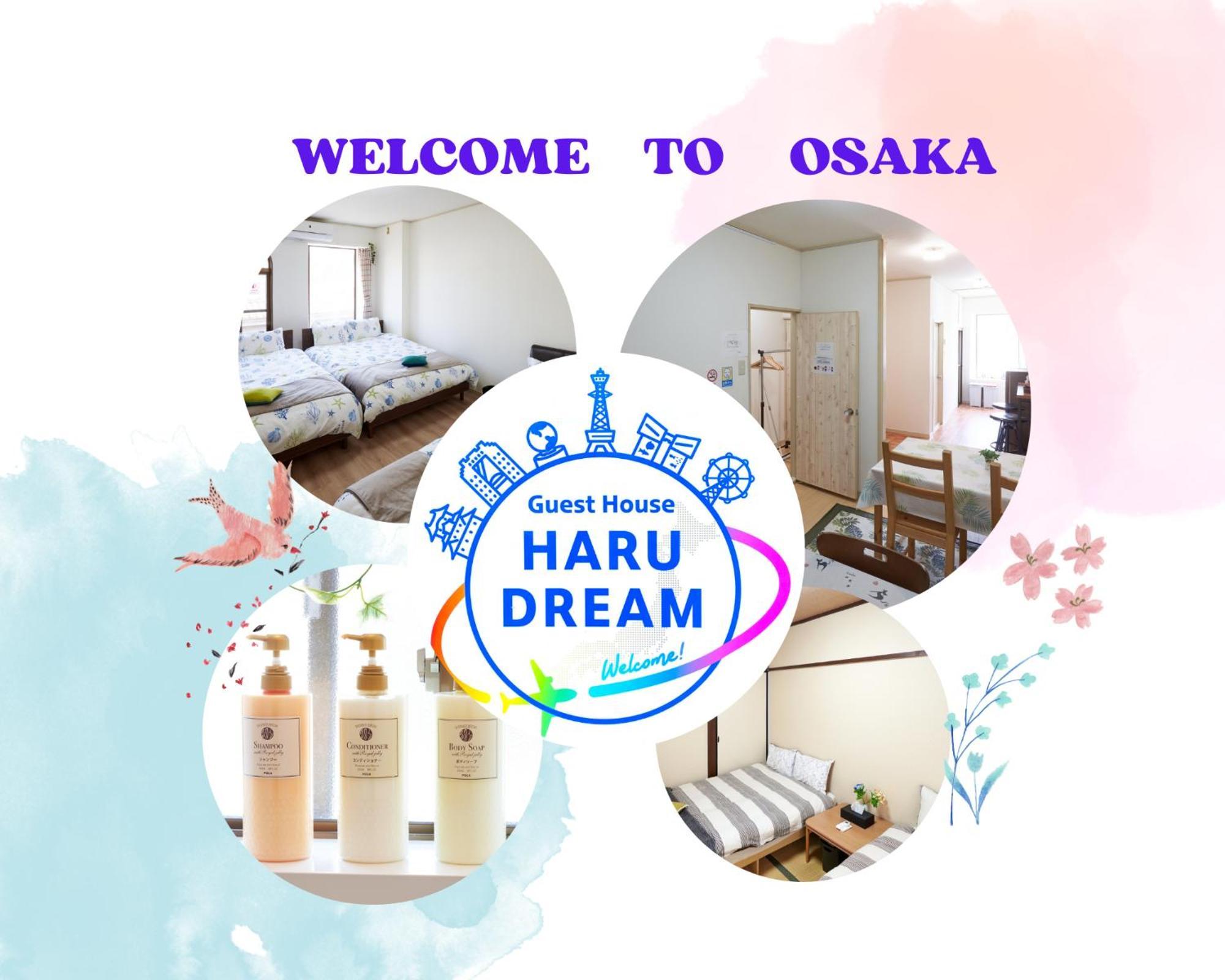 Guest House Haru Dream Shinimamiya Ōsaka Exterior foto